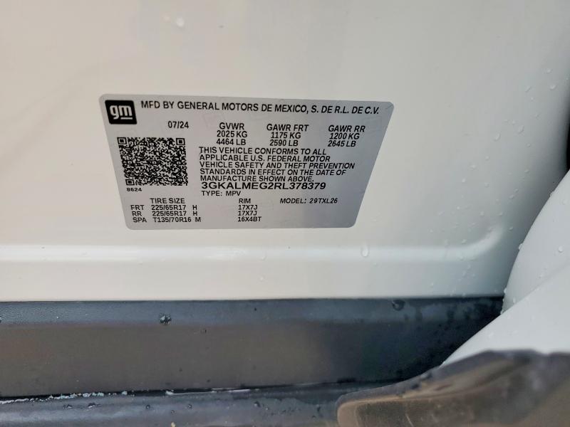 Продажа на аукционе авто 2024 Gmc Terrain, vin: 3GKALMEG2RL378379, номер лота: 57408396
