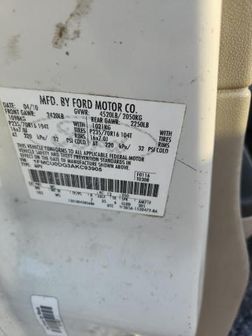 Aukcja sprzedaży 2010 Ford Escape, vin: 1FMCU0DG3AKC93905, numer aukcji: 58520916