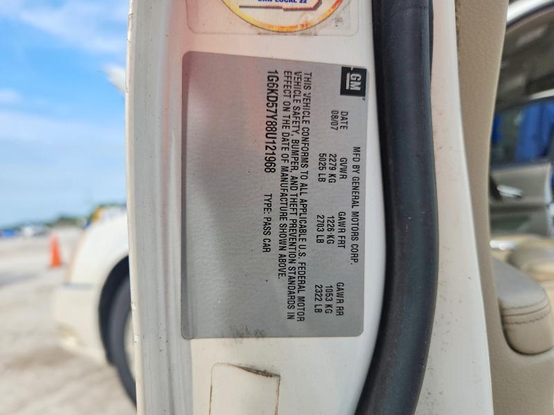 Продажа на аукционе авто 2008 Cadillac Dts, vin: 1G6KD57Y88U121968, номер лота: 56328646