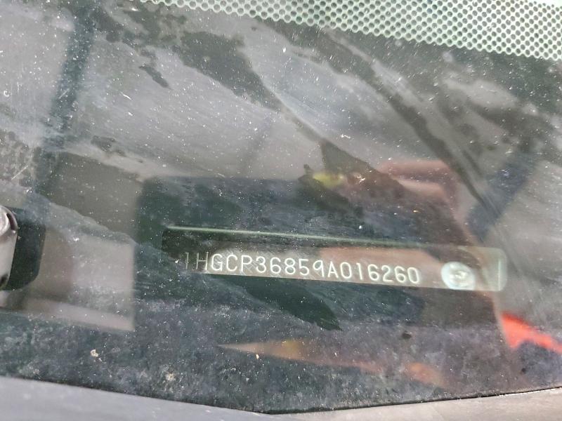 Aukcja sprzedaży 2009 Honda Accord, vin: 1HGCP36859A016260, numer aukcji: 55732796