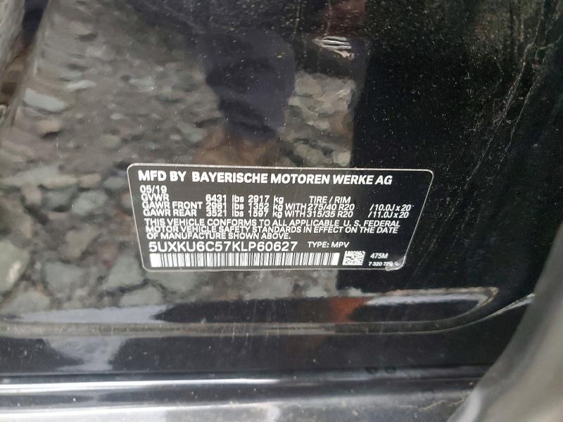 Продажа на аукционе авто 2019 Bmw X6, vin: 5UXKU6C57KLP60627, номер лота: 57834106