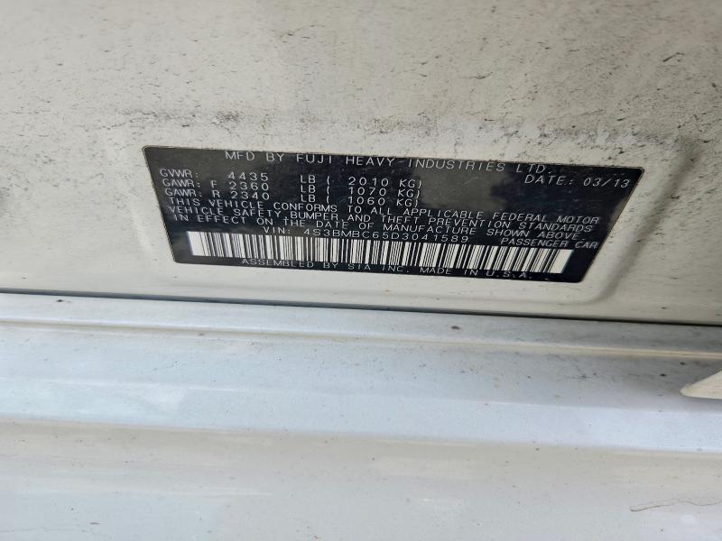 Продажа на аукционе авто 2013 Subaru Legacy, vin: 4S3BMBC65D3041589, номер лота: 57678186