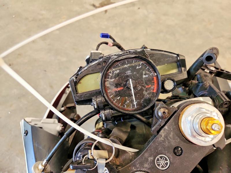 58394476 :رقم المزاد ، JYARJ16E8CA027003 vin ، 2012 Yamaha Yzfr6 مزاد بيع
