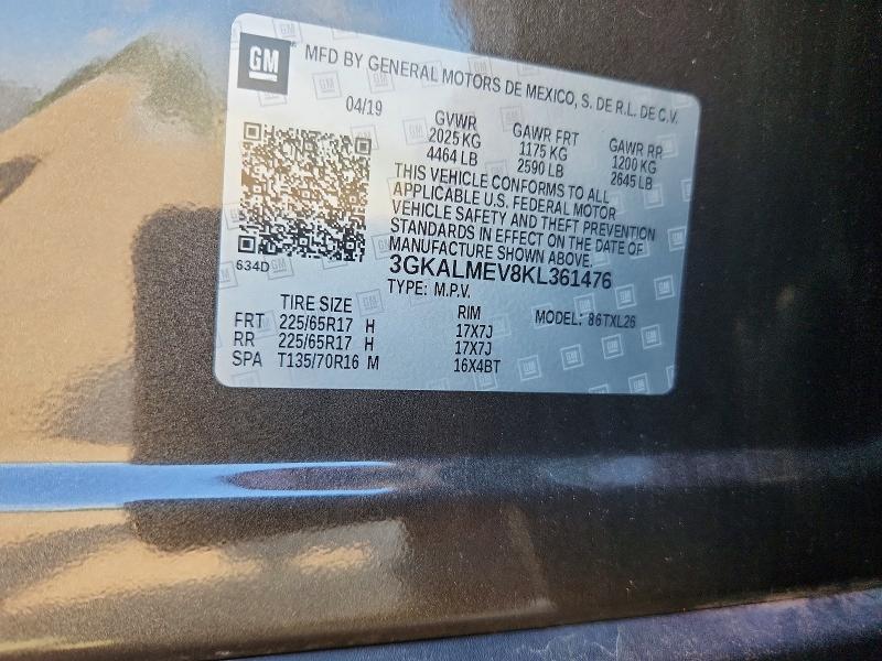 Продажа на аукционе авто 2019 Gmc Terrain, vin: 3GKALMEV8KL361476, номер лота: 56603736