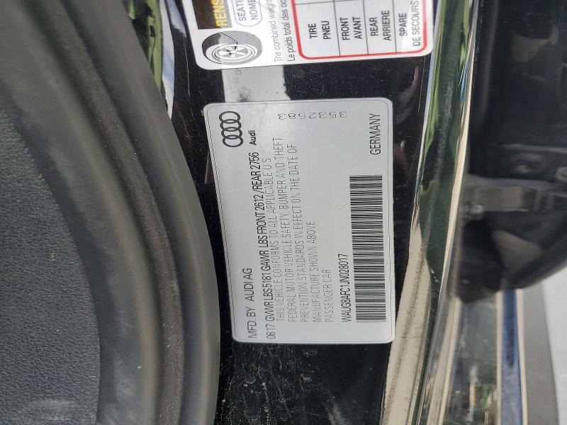 Продажа на аукционе авто 2018 Audi A6, vin: WAUG8AFC1JN028017, номер лота: 55965406