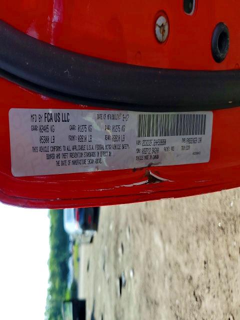 Продаж на аукціоні авто 2017 Dodge Challenger, vin: 2C3CDZFJ2HH599890, номер лоту: 58231536