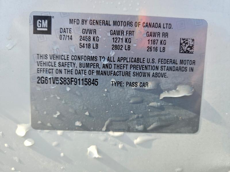 Продажа на аукционе авто 2015 Cadillac Xts, vin: 2G61V5S83F9115845, номер лота: 55040376