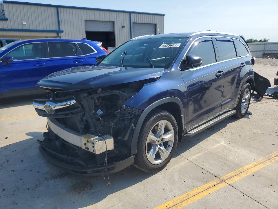 2015 Toyota Highlander მანქანა იყიდება აუქციონზე, vin: 5TDDKRFH5FS088210, აუქციონის ნომერი: 55739456