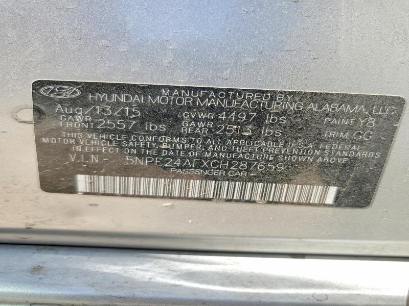 Продажа на аукционе авто 2016 Hyundai Sonata, vin: 5NPE24AFXGH287659, номер лота: 55474606