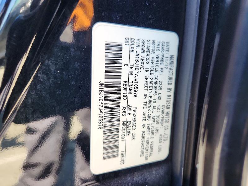 Продажа на аукционе авто 2018 Nissan Rogue Sport, vin: JN1BJ1CP7JW105978, номер лота: 55616436