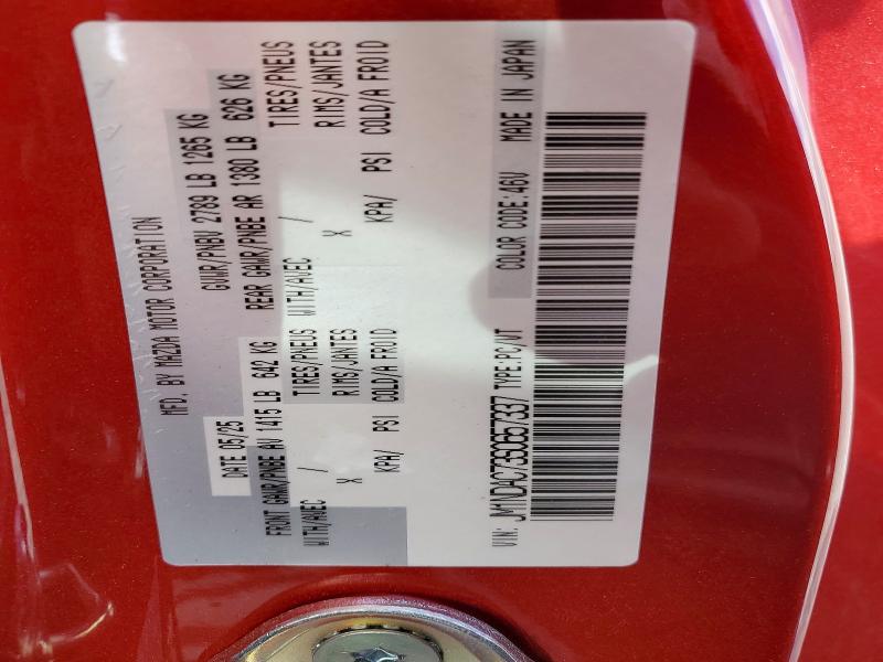 Продажа на аукционе авто 2025 Mazda Mx-5 Miata, vin: JM1NDAC73S0657337, номер лота: 57896346