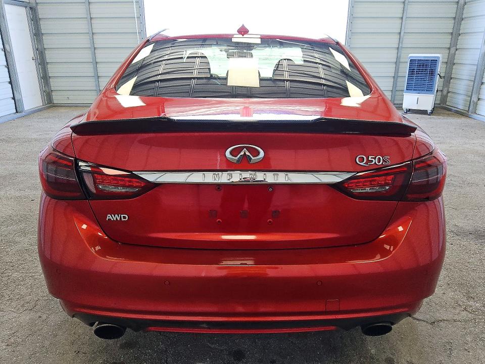 2018 Infiniti Q50 მანქანა იყიდება აუქციონზე, vin: JN1FV7AR4JM481028, აუქციონის ნომერი: 55643676