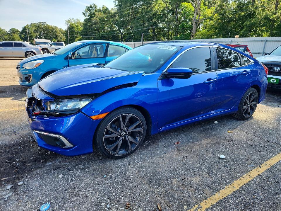 2019 Honda Civic მანქანა იყიდება აუქციონზე, vin: 2HGFC2F85KH566536, აუქციონის ნომერი: 58405756