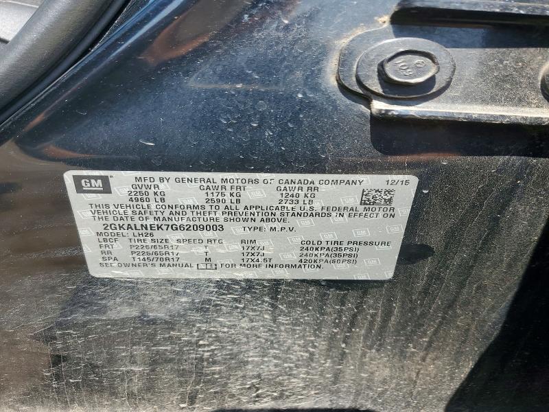 Продажа на аукционе авто 2016 Gmc Terrain, vin: 2GKALNEK7G6209003, номер лота: 58095366