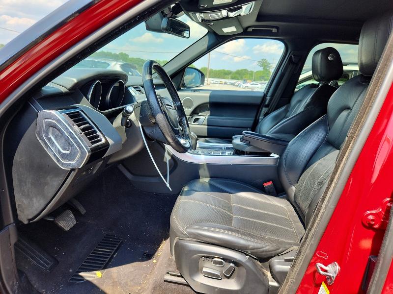 2015 Land Rover Range Rover Sport მანქანა იყიდება აუქციონზე, vin: SALWR2VFXFA507640, აუქციონის ნომერი: 58832476