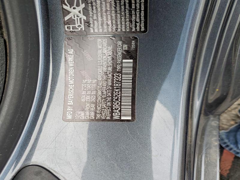 54693966 :رقم المزاد ، WBA3R5C52EK187323 vin ، 2014 Bmw 435 مزاد بيع