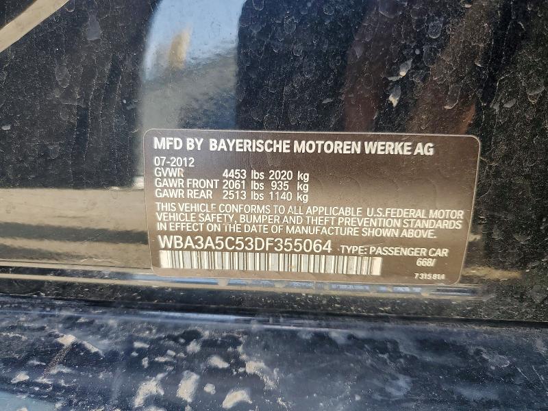 Продажа на аукционе авто 2013 Bmw 328, vin: WBA3A5C53DF355064, номер лота: 55645176