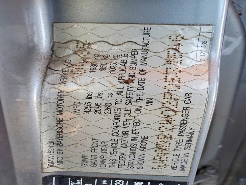 Продаж на аукціоні авто 1985 Bmw 524, vin: WBADB2402F0531546, номер лоту: 58066976