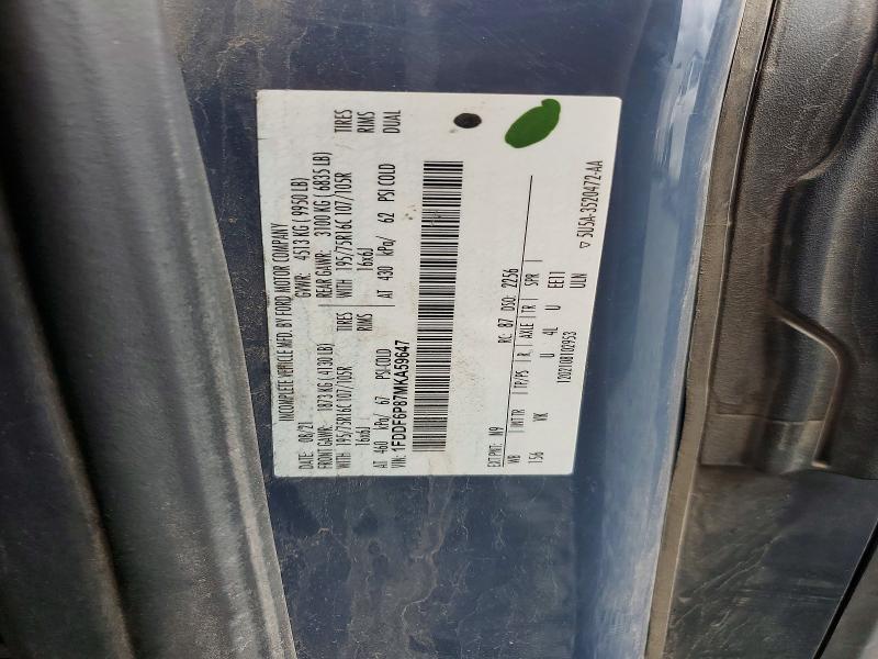 Продажа на аукционе авто 2021 Ford Transit, vin: 1FDDF6P87MKA59647, номер лота: 57244686