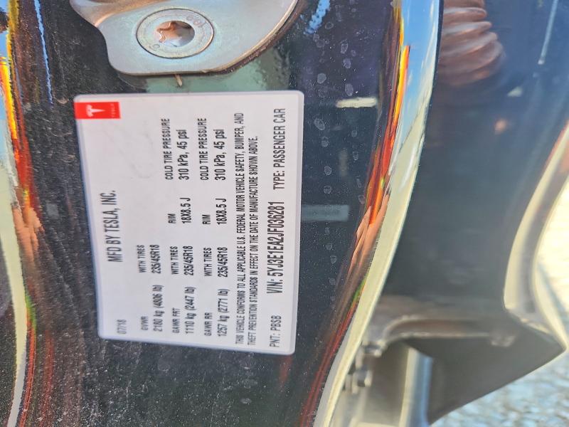 Aukcja sprzedaży 2018 Tesla Model 3, vin: 5YJ3E1EA2JF036281, numer aukcji: 59098286