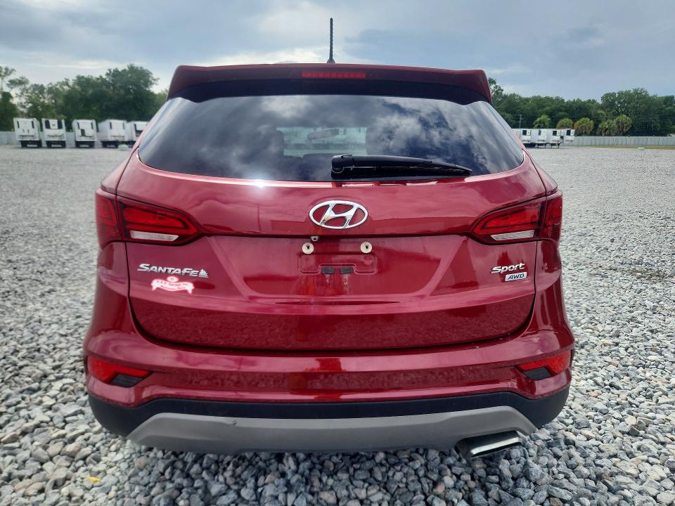 57696126 :رقم المزاد ، 5XYZTDLB9JG531048 vin ، 2018 Hyundai Santa Fe Sport مزاد بيع