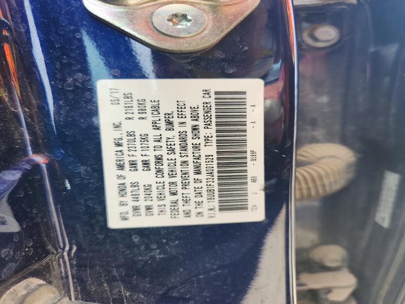 56489356 :رقم المزاد ، 19UUB1F33JA001529 vin ، 2018 Acura Tlx مزاد بيع