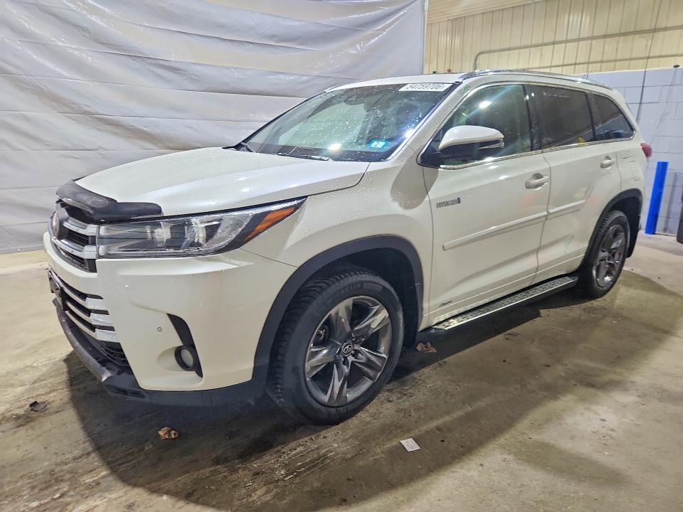 2018 Toyota Highlander Hybrid მანქანა იყიდება აუქციონზე, vin: 5TDDGRFH0JS050555, აუქციონის ნომერი: 54759706
