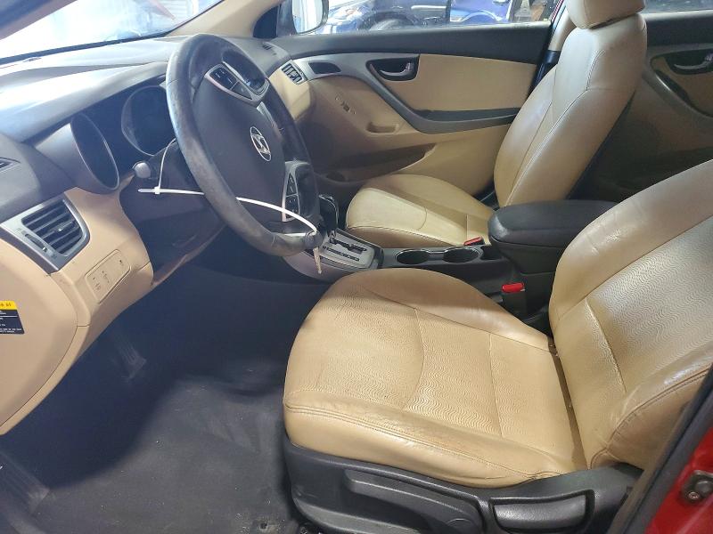 2012 Hyundai Elantra მანქანა იყიდება აუქციონზე, vin: KMHDH4AE2CU391480, აუქციონის ნომერი: 56890866