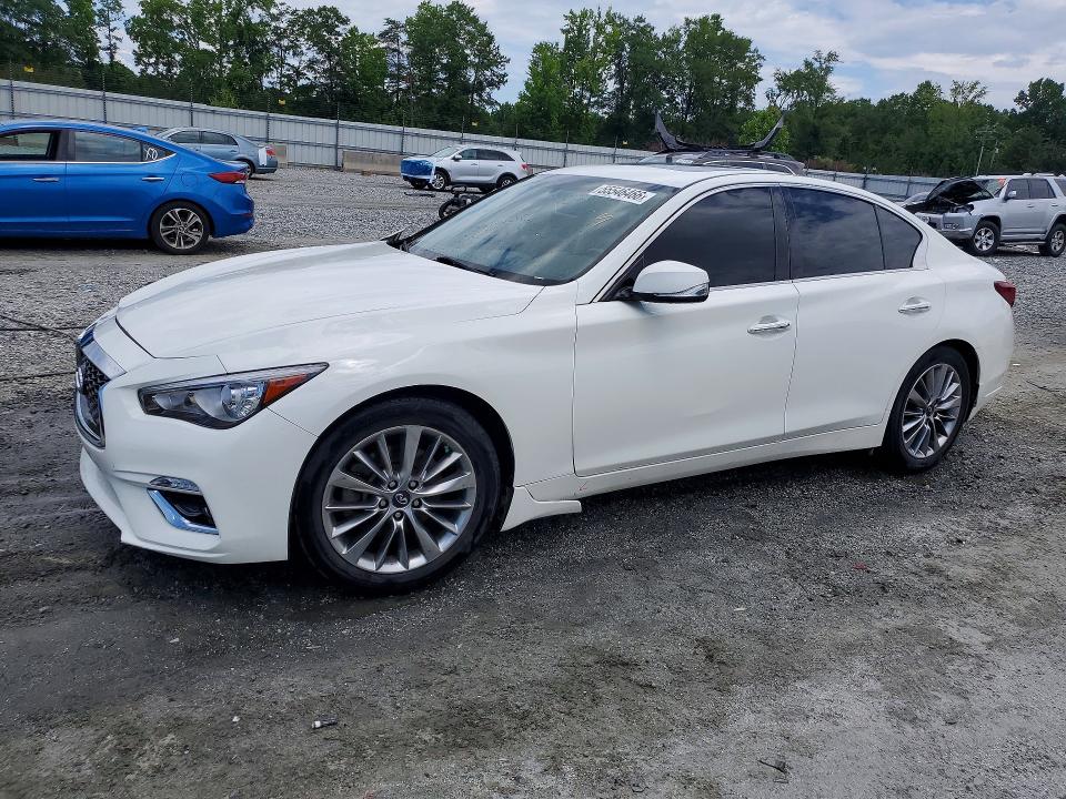 2018 Infiniti Q50 მანქანა იყიდება აუქციონზე, vin: JN1EV7AP7JM353795, აუქციონის ნომერი: 55546466