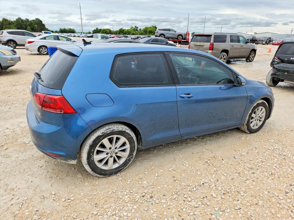 2015 Volkswagen Golf მანქანა იყიდება აუქციონზე, vin: 3VW817AUXFM069775, აუქციონის ნომერი: 56985876