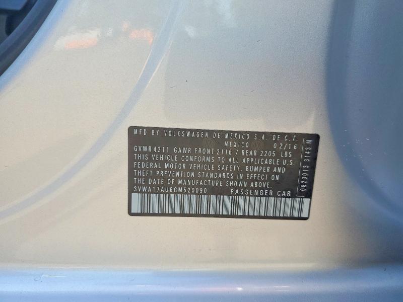 Aukcja sprzedaży 2016 Volkswagen Golf Sportwagen, vin: 3VWA17AU6GM520090, numer aukcji: 55205186