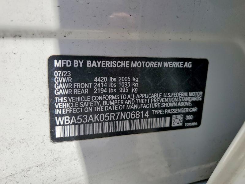 Продажа на аукционе авто 2024 Bmw 228i, vin: WBA53AK05R7N06814, номер лота: 55776656