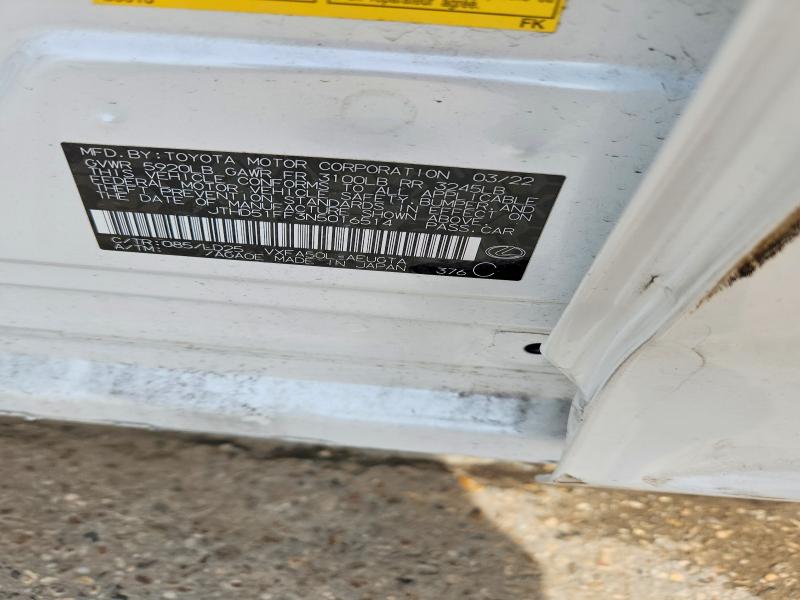 53343746 :رقم المزاد ، JTHD51FF3N5016514 vin ، 2022 Lexus Ls 500 مزاد بيع