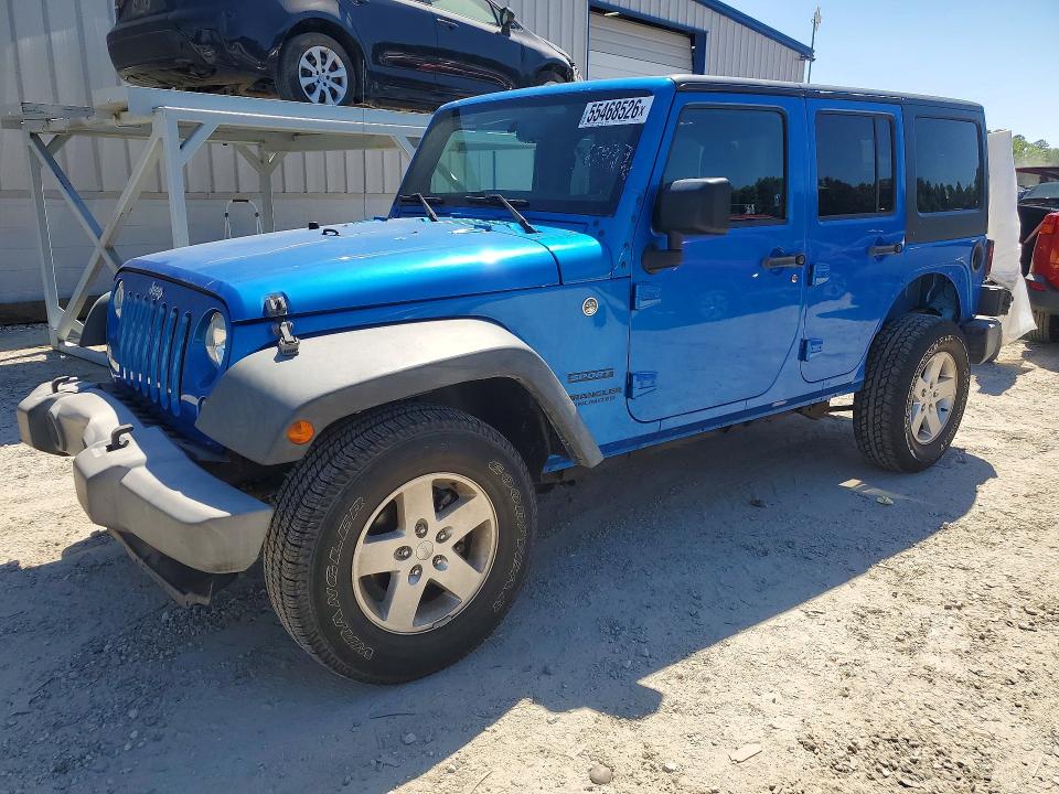 Продаж на аукціоні авто 2016 Jeep Wrangler Unlimited, vin: 1C4BJWDG9GL107721, номер лоту: 55468526