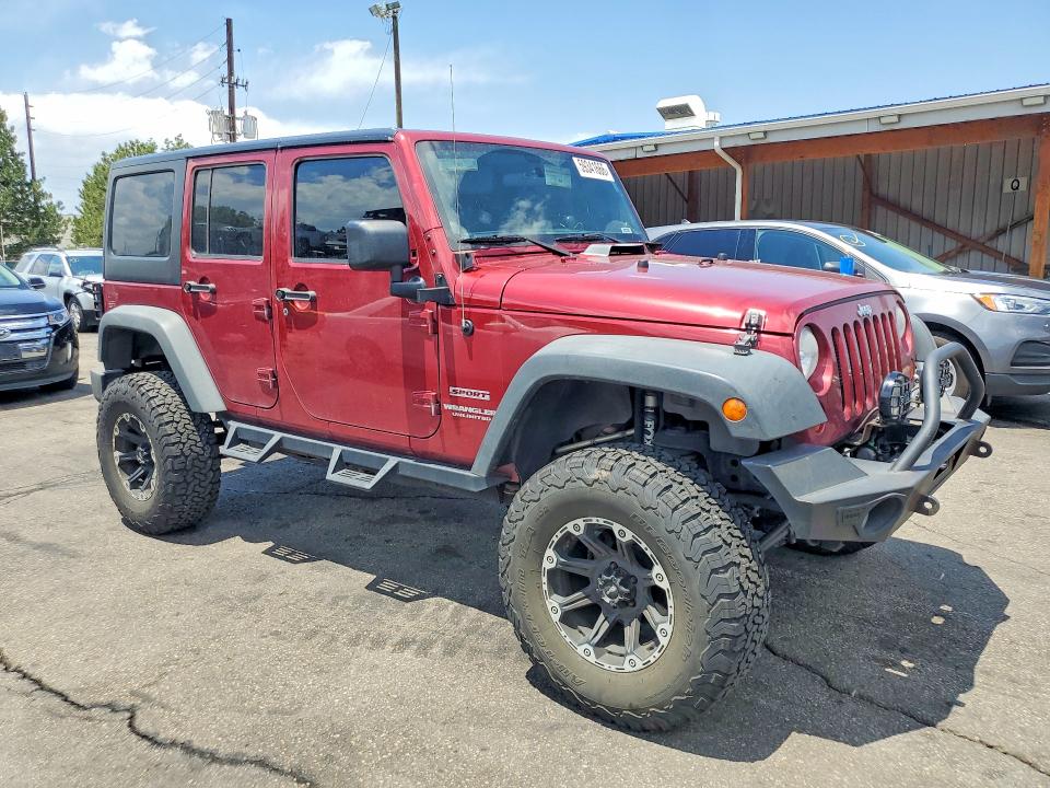 2012 Jeep Wrangler Unlimited მანქანა იყიდება აუქციონზე, vin: 1C4HJWDG3CL218754, აუქციონის ნომერი: 59341666