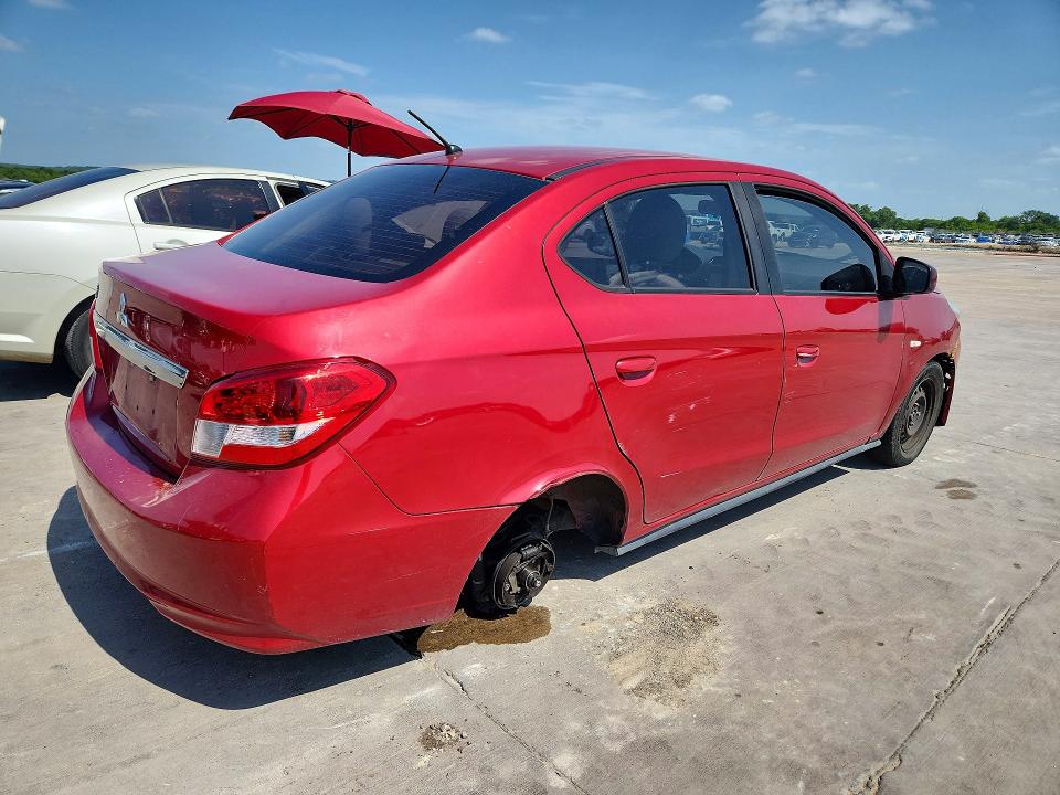 2020 Mitsubishi Mirage მანქანა იყიდება აუქციონზე, vin: ML32F3FJ8LHF03022, აუქციონის ნომერი: 58760646