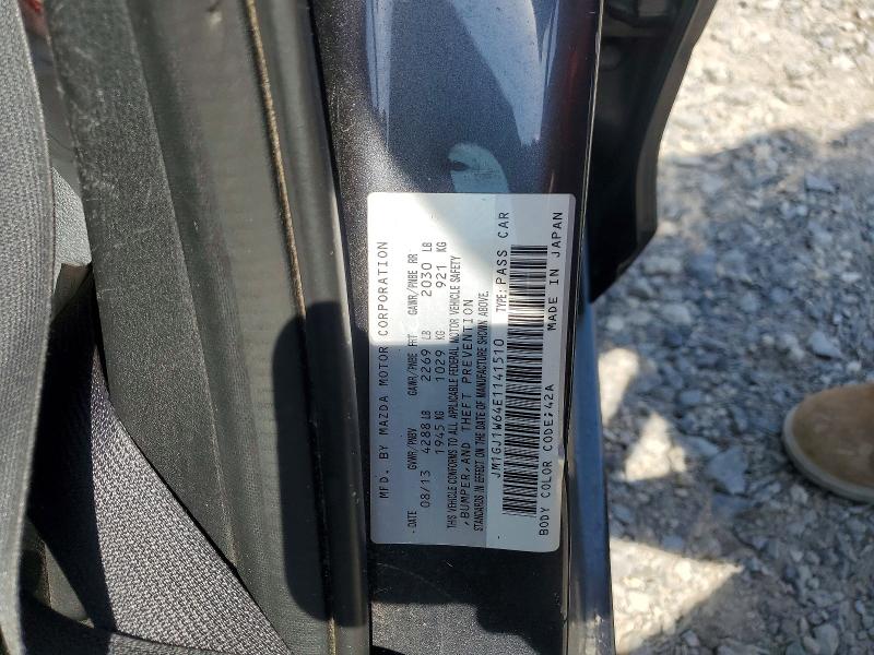 Продажа на аукционе авто 2014 Mazda 6, vin: JM1GJ1W64E1141510, номер лота: 56424656