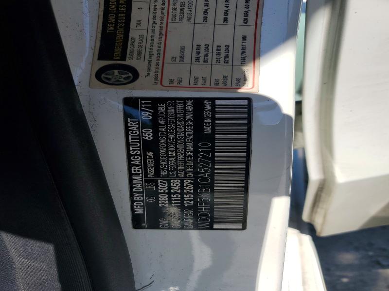 Продажа на аукционе авто 2012 Mercedes-benz E, vin: WDDHF5KB1CA527210, номер лота: 57126156
