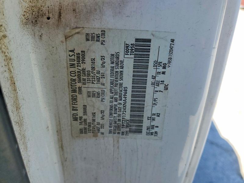 Auction sale of the 1999 Ford F-150 Xl Regular Cab, vin: 1FTZF1724XNA49685, lot number: 55220146