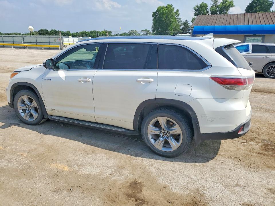 2016 Toyota Highlander Hybrid მანქანა იყიდება აუქციონზე, vin: 5TDDCRFH2GS018453, აუქციონის ნომერი: 55724996