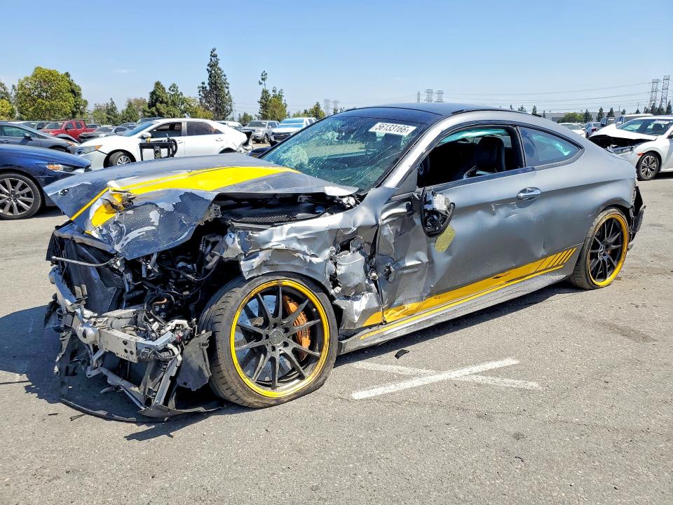 2017 Mercedes-benz C მანქანა იყიდება აუქციონზე, vin: WDDWJ8HB9HF428675, აუქციონის ნომერი: 56133166