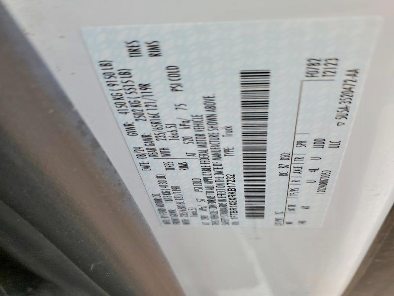 Продажа на аукционе авто 2024 Ford Transit, vin: 1FTBR1X8XRKB17232, номер лота: 48058866
