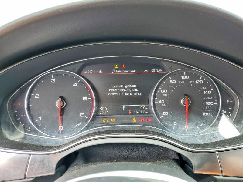 2014 Audi A7 მანქანა იყიდება აუქციონზე, vin: WAU2MAFC7EN041253, აუქციონის ნომერი: 57215206