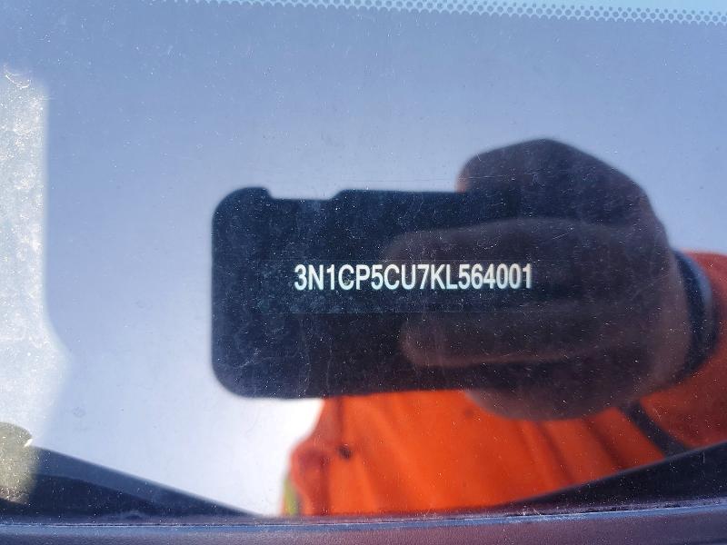 Aukcja sprzedaży 2019 Nissan Kicks, vin: 3N1CP5CU7KL564001, numer aukcji: 55608286