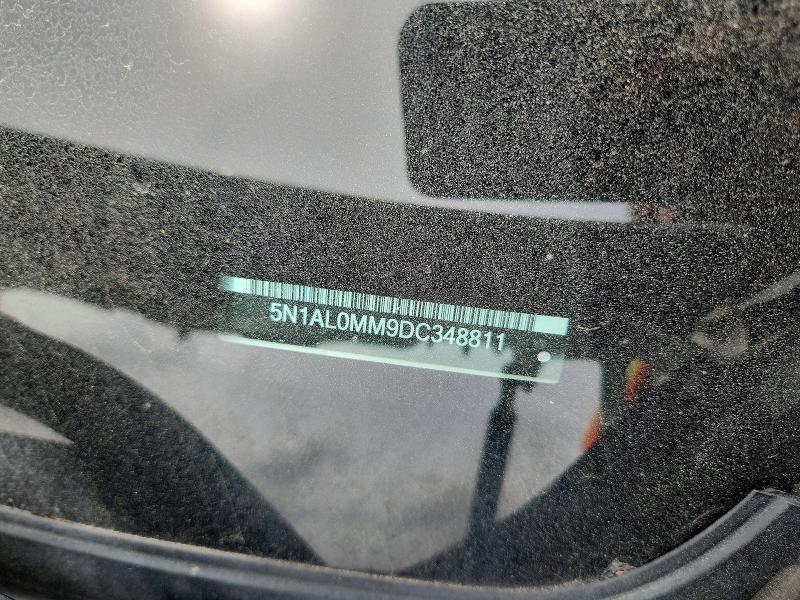 2013 Infiniti Jx35 მანქანა იყიდება აუქციონზე, vin: 5N1AL0MM9DC348811, აუქციონის ნომერი: 58128696