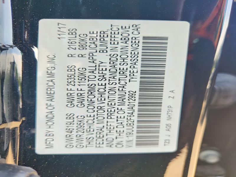 Aukcja sprzedaży 2018 Acura Tlx, vin: 19UUB2F64JA012992, numer aukcji: 56068226