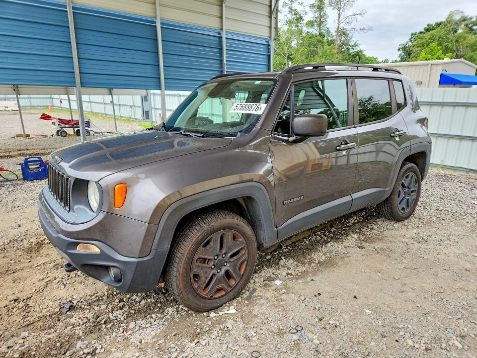 Продажа на аукционе авто 2018 Jeep Renegade, vin: ZACCJBAB7JPH37892, номер лота: 57688876