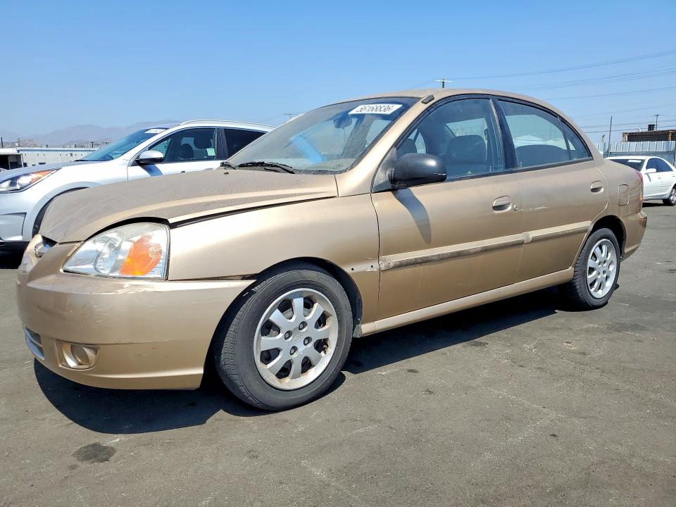 2005 Kia Rio მანქანა იყიდება აუქციონზე, vin: KNADC125556399027, აუქციონის ნომერი: 56168836