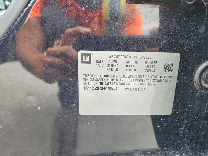 57960266 :رقم المزاد ، 1G11C5SL3EF160497 vin ، 2014 Chevrolet Malibu مزاد بيع