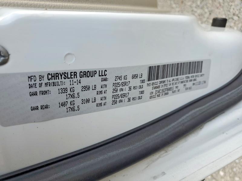 Продаж на аукціоні авто 2015 Chrysler Town & Country, vin: 2C4RC1BG3FR608916, номер лоту: 55966616